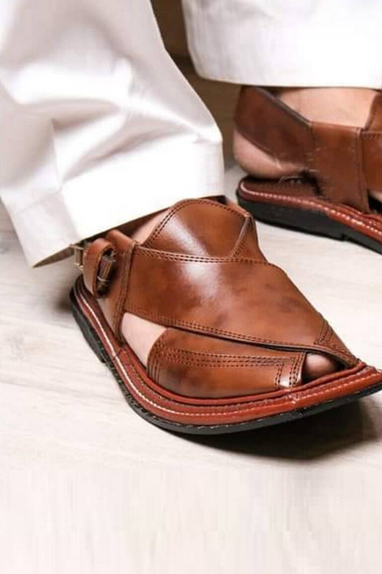 Brown Peshawari Sandal Pathani Chappal
